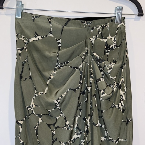 ba&sh MOPERA Front Draped Abstract Midi Skirt - Picture 6 of 11